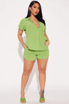 Hot Summer Short Set - Green.
