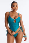 Kendall 2 Piece Tankini Set - Teal.
