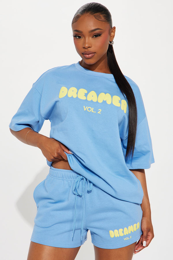 City Of Dreamers Short Set - Blue.