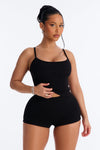 Riley Snatched Mini Short Set - Black.
