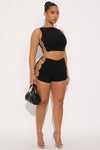 Hooked On You Short Set - Black.