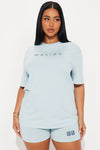 Malibu 92' Short Set - Light Blue.
