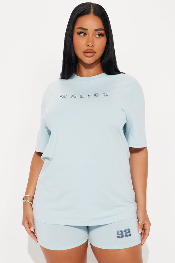 Malibu 92' Short Set - Light Blue.