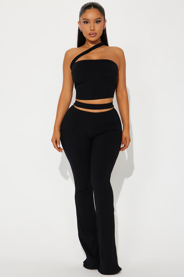 Valencia Snatched Pant Set - Black.