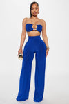 Nikita Strapless Pant Set - Royal.