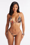 Maya Mix Tropical Animal Print 2 Piece Bikini - Multi Color.