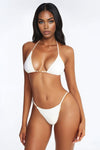 Mindy Sun Hardware 2 Piece Bikini - White.