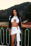 Miami Nights Mini Skirt Set - White.